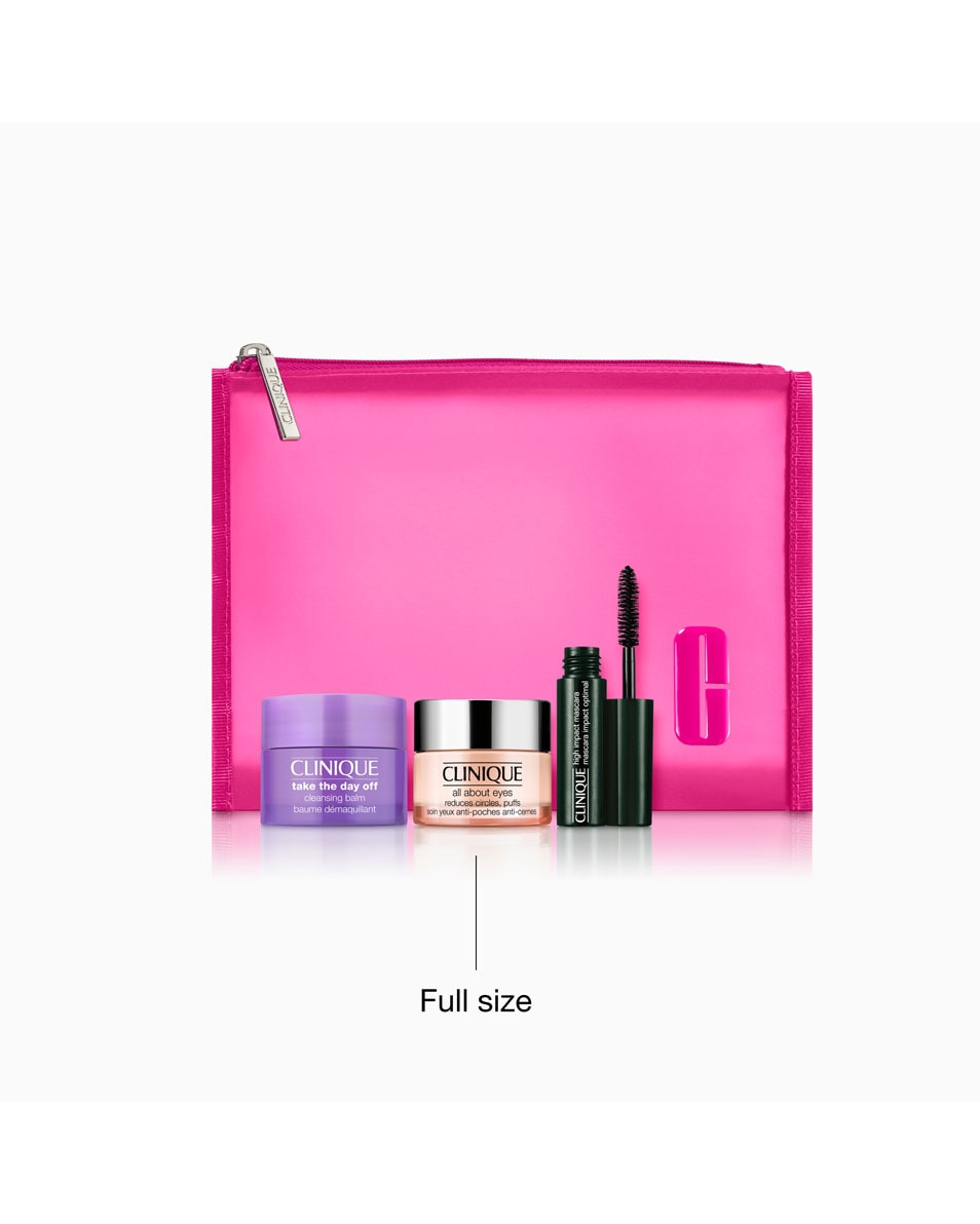 CLINIQUE All About Eyes Oogverzorgings‑ & mascaraset 3 ST 3