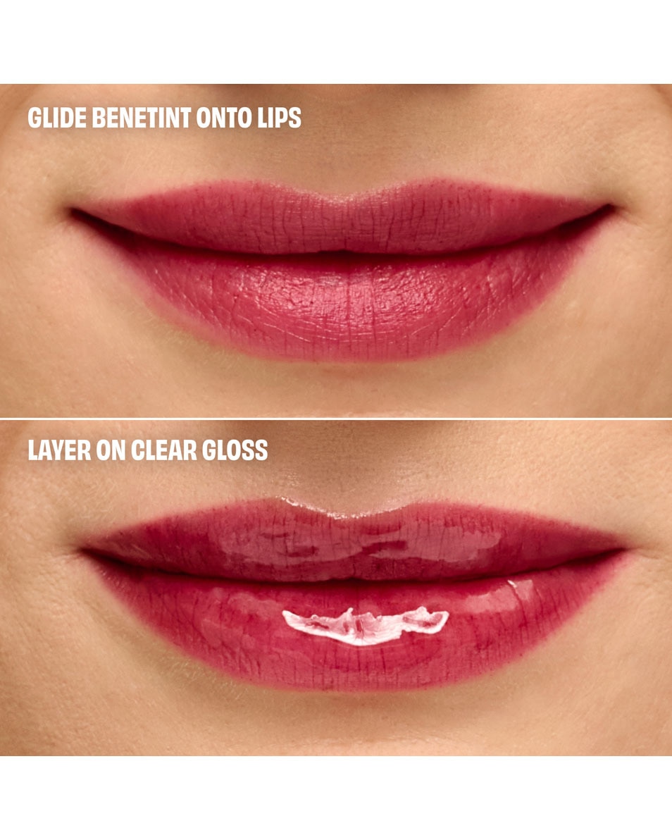 BENEFIT COSMETICS Pocket Pal Duo Liptint & Gloss Raspberry 3