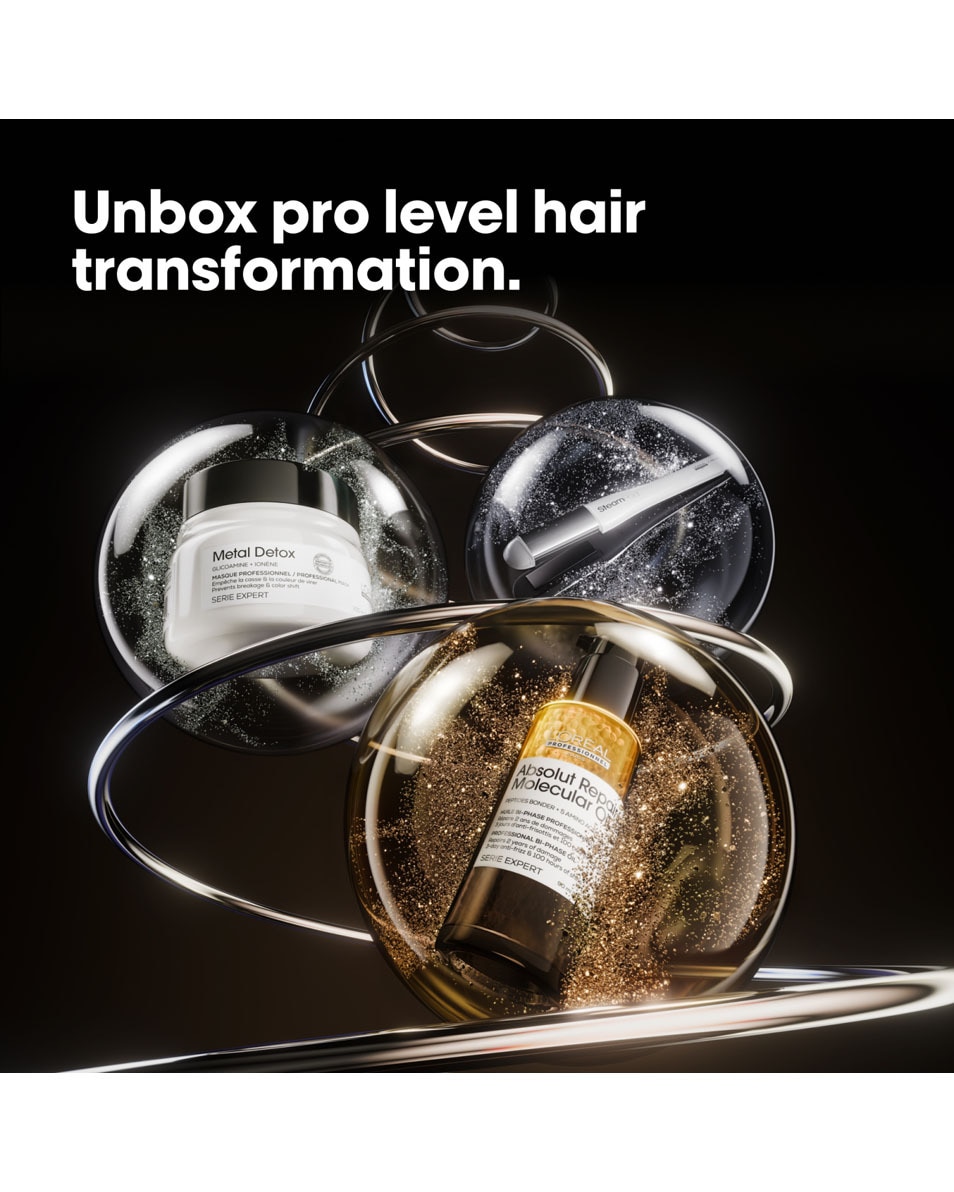 L'OREAL PROFESSIONNEL Absolut Repair Molecular Haarverzorgingsset Trio Giftset Voor Beschadigd Haar 3 ST 3