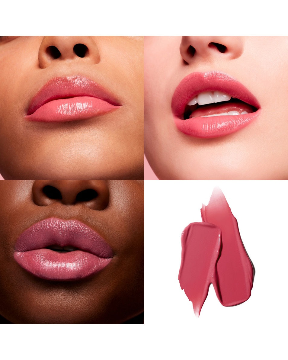 M.A.C Lustreglass Sheer-Shine Lipstick Zijdezachte, glanzende lippenstift Frienda 3