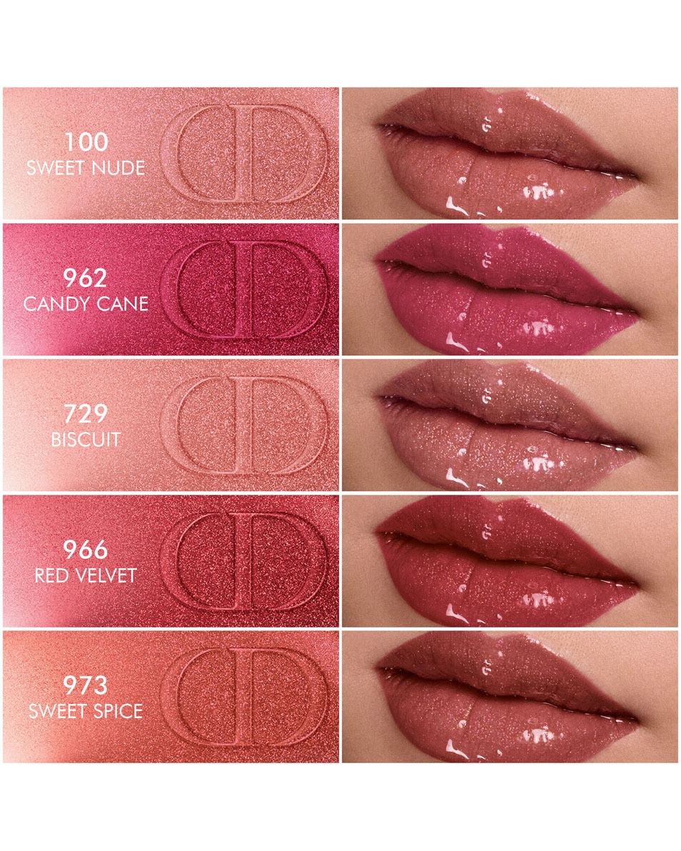 DIOR Rouge Dior Sequin Liquid Duo - Limited Edition Vloeibaar lippenstiftduo 973 Sweet Spice 3
