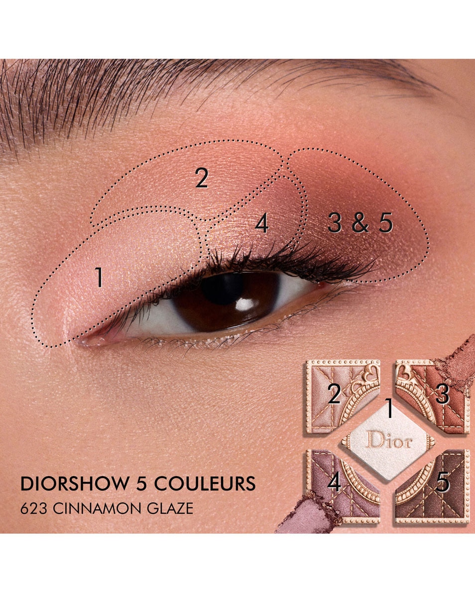 DIOR Diorshow 5 Couleurs - Limited Edition Oogschaduwpalette 5 oogschaduws 623 Cinnamon Glaze
