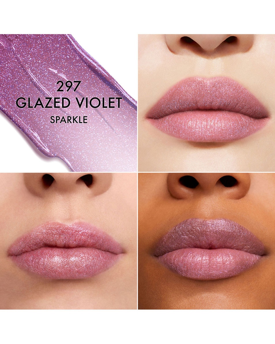 DIOR Rouge Dior - Limited Edition Rouge à lèvres - finis pailleté 297 Glazed Violet 3