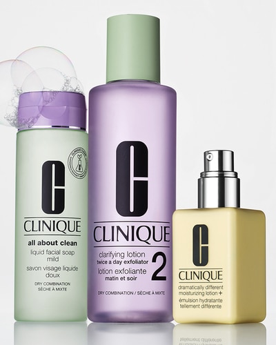 CLINIQUE ALL ABOUT CLEAN™ LIQUID FACIAL SOAP MILD - SKIN TYPE 2 CLEANSER - DROGE TOT GEMENGDE HUID - 3-STEP SYSTEM 200 ML
