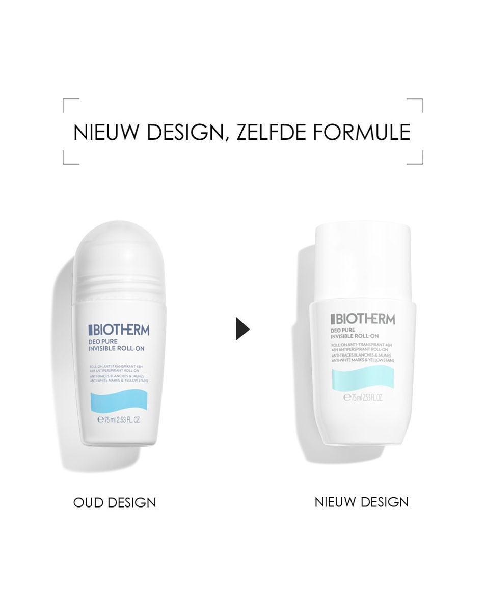 BIOTHERM DEO PURE INVISIBLE DEODORANT ROLL-ON 75 ML 3