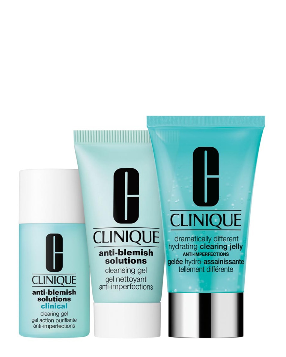 CLINIQUE ANTI-BLEMISH SOLUTIONS™ CLEANSING GEL REINIGINGSGEL - ANCE-GEVOELIGE HUID - CAMOUFLEERT & VOORKOMT ONZUIVERHEDEN 125 ML 2