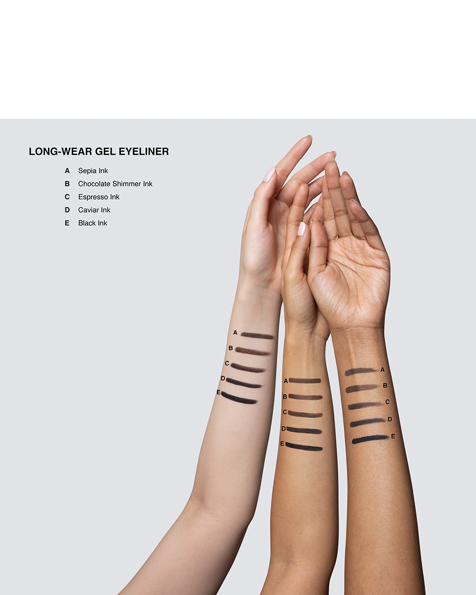 BOBBI BROWN LONGWEAR GEL EYELINER EYE LINER WATERPROOF- TEXTURE GEL- LONGE TENUE DE 12H BLACK INK 3