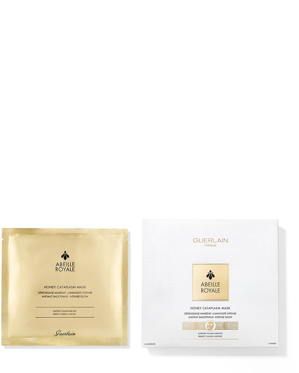 GUERLAIN ABEILLE ROYALE HONEY CATAPLASM MASK<br>DÉFROISSAGE IMMÉDIAT, LUMINOSITÉ INTENSE 4 ST 4