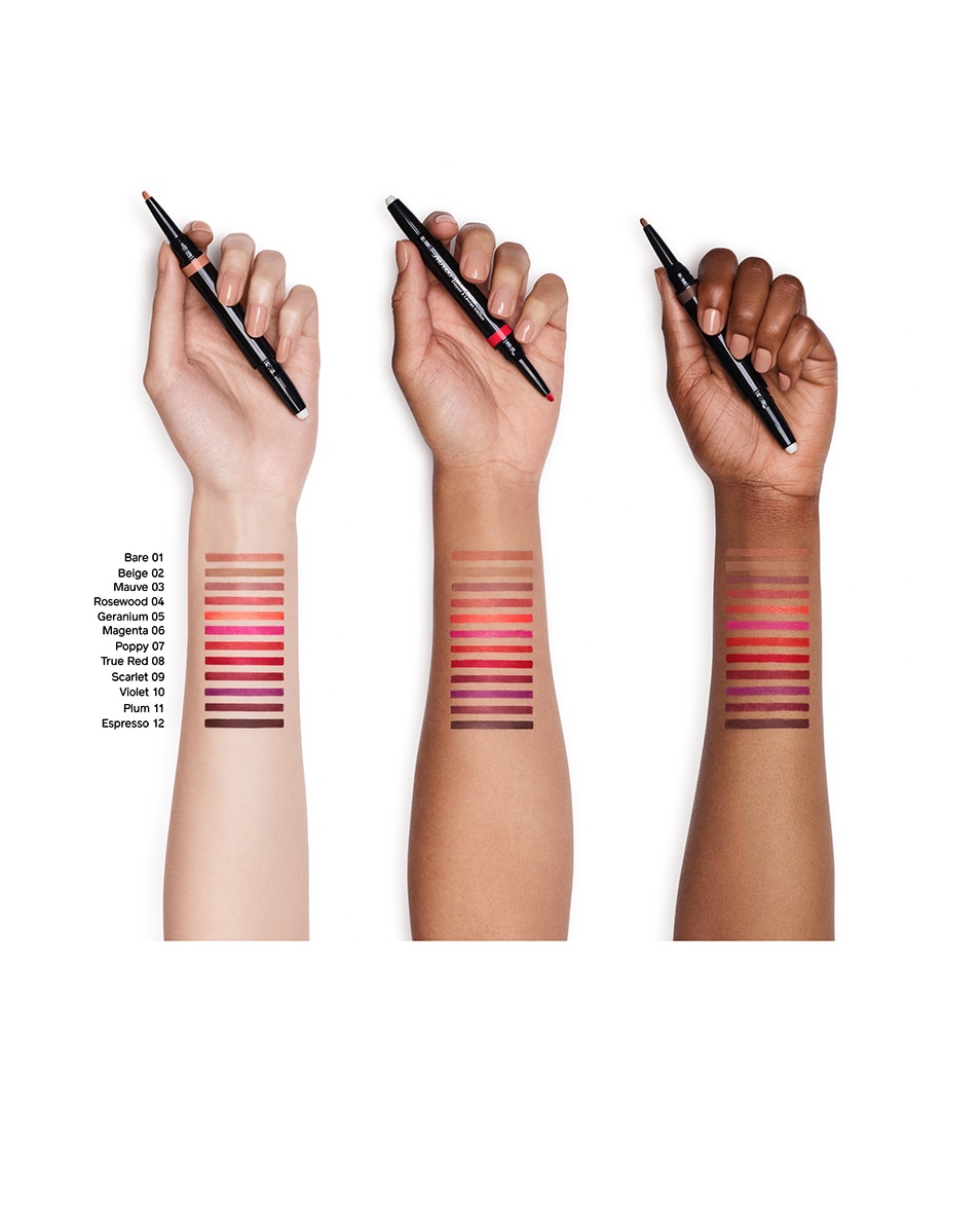 SHISEIDO INK DUO LIP LINER 7 POPPY 4