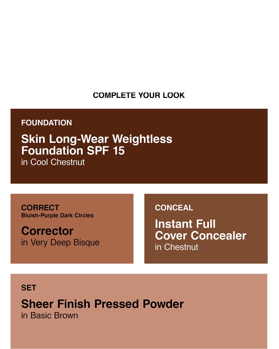 BOBBI BROWN SKIN LONGWEAR WEIGHTLESS FOUNDATION SPF15- MATTE FINISH- 16U LANGHOUDEND COOL CHESTNUT 4