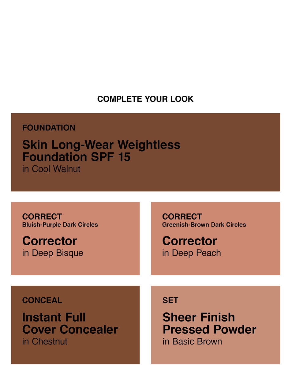 BOBBI BROWN SKIN LONGWEAR WEIGHTLESS FOUNDATION SPF15- MATTE FINISH- 16U LANGHOUDEND COOL WALNUT 4