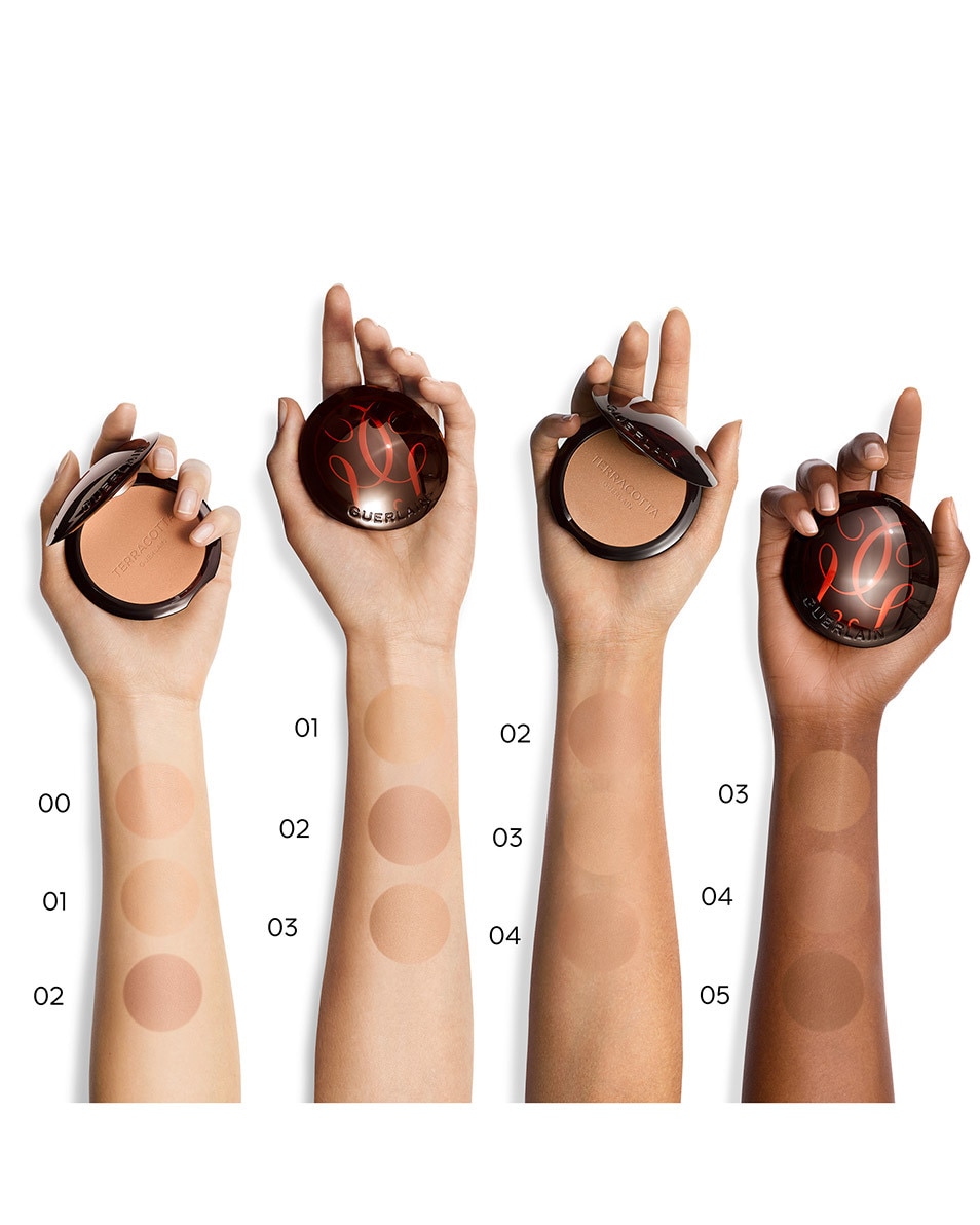 GUERLAIN TERRACOTTA BRONZING POWDER - 96% NATURALLY-DERIVED INGREDIENTS 04 FONCÉ ROSÉ 4
