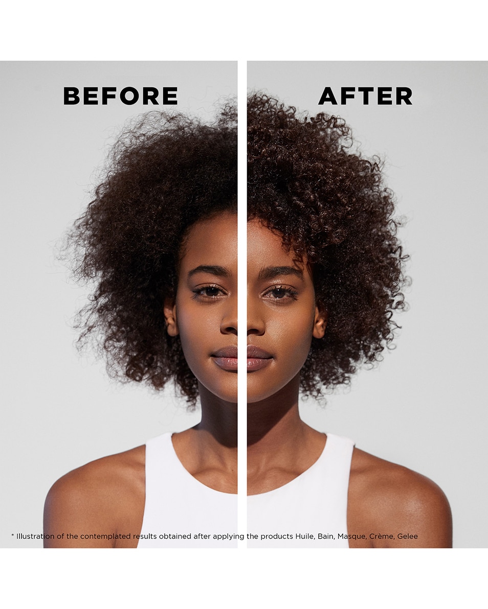 HUILE NOURRISSANTE MULTI-USAGES POUR CHEVEUX BOUCLÉS ET FRISÉS ET POUR LE CUIR CHEVELU