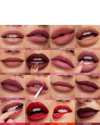 HUDA BEAUTY LIQUID MATTE ULTRA-COMFORT TRANSFER-PROOF LIPSTICK PERFECTIONIST