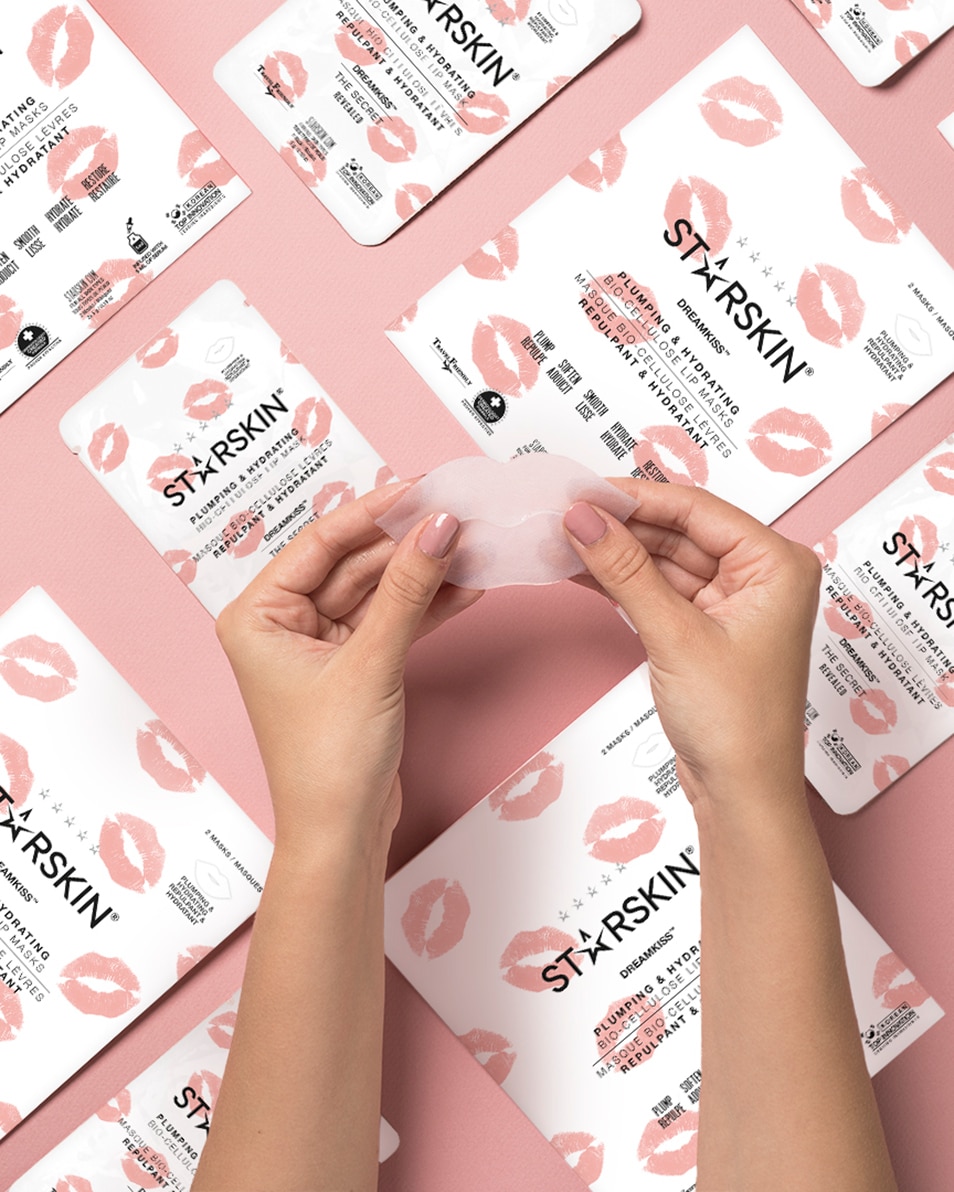 DREAMKISS™ PLUMPING AND HYDRATING BIO-CELLULOSE LIP MASK