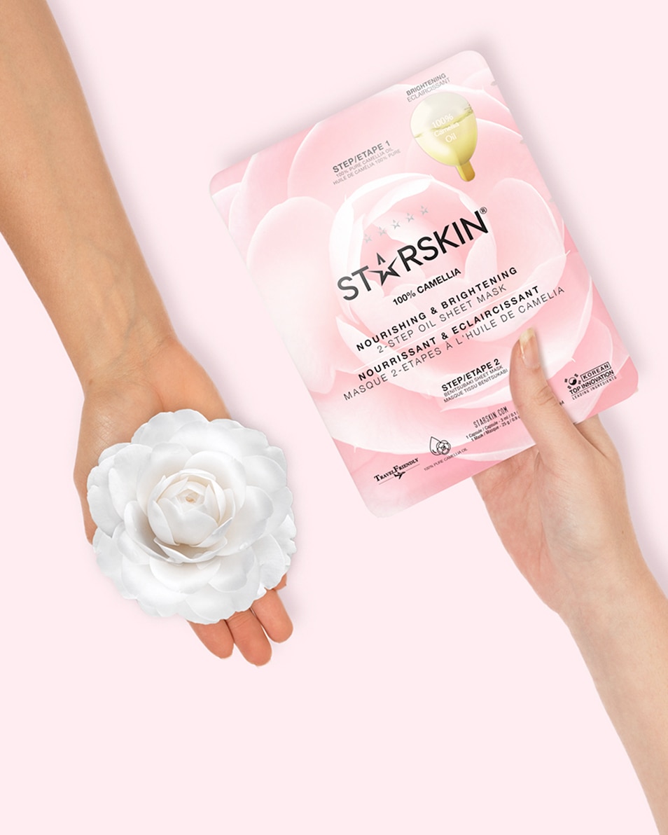 CAMELLIA™ NOURISHING & BRIGHTENING 2-STEP OIL SHEET MASK