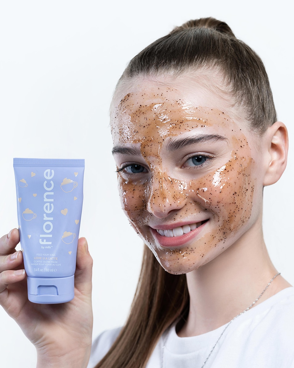 FLORENCE BY MILLS MASK FEED YOUR SOUL LOVE U A LATTE -KOFFIEGLANSMASKER 100 ML 4