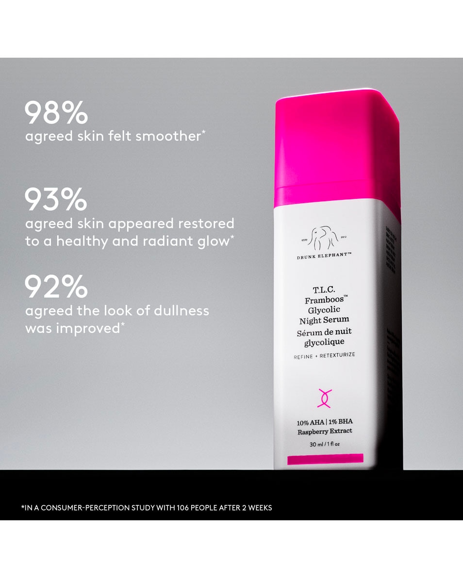 DRUNK ELEPHANT Serum T.L.C. Framboos Glycolic Night Serum 30 ML