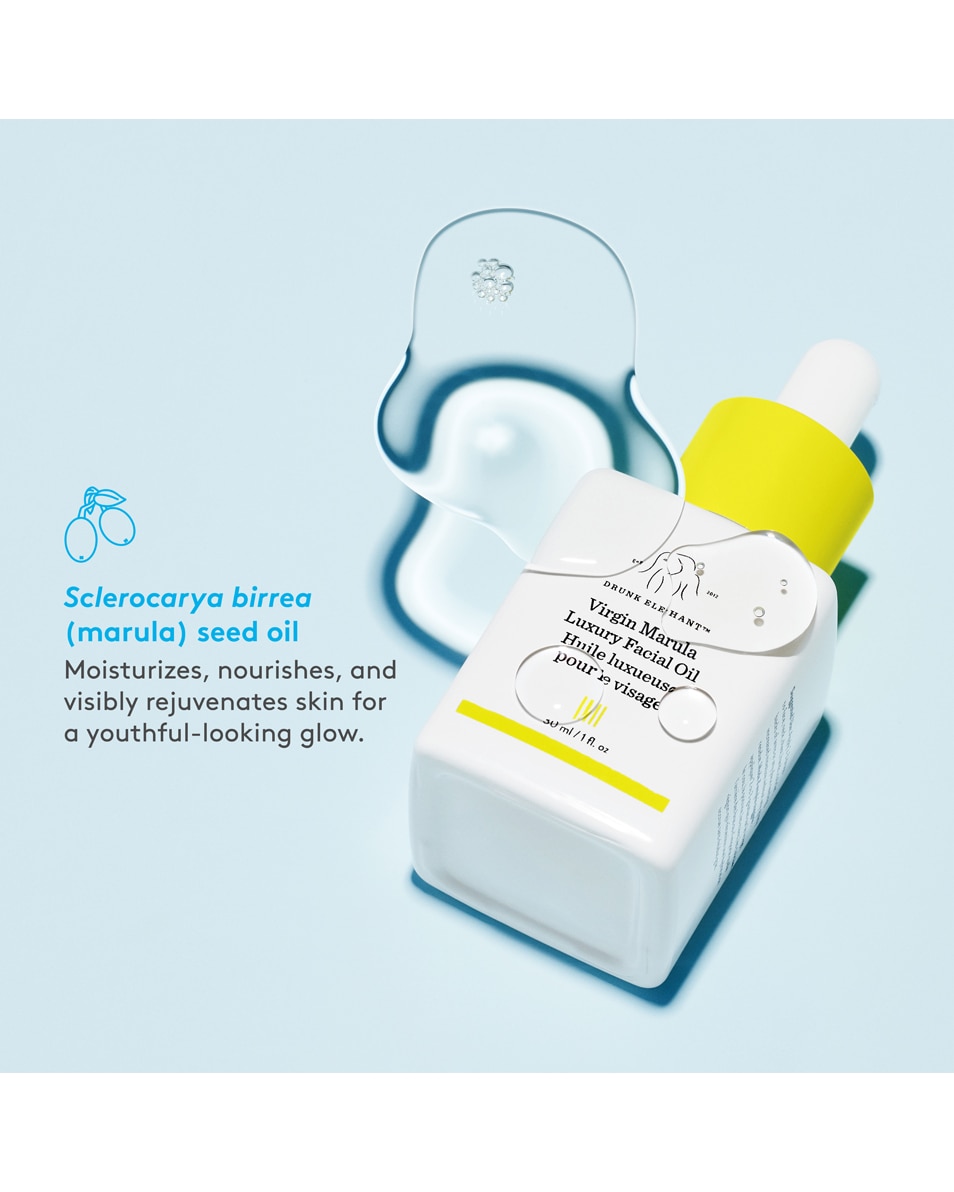 DRUNK ELEPHANT MOISTURIZER VIRGIN MARULA LUXURY FACIAL OIL 15 ML 4