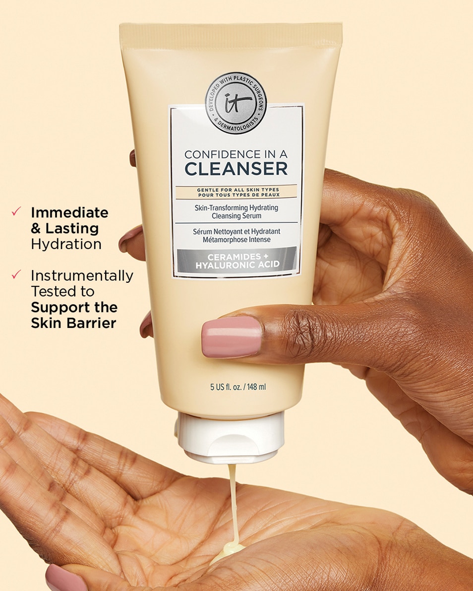 IT COSMETICS CONFIDENCE IN A CLEANSER SÉRUM NETTOYANT HYDRATANT POUR LE VISAGE 148 ML 4