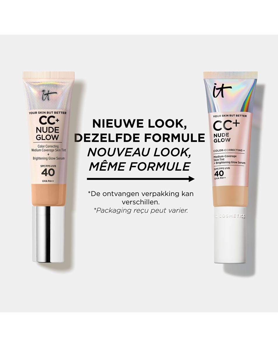 IT COSMETICS Your Skin But Better CC+ Nude Glow Cream SPF 40 Light Medium 4