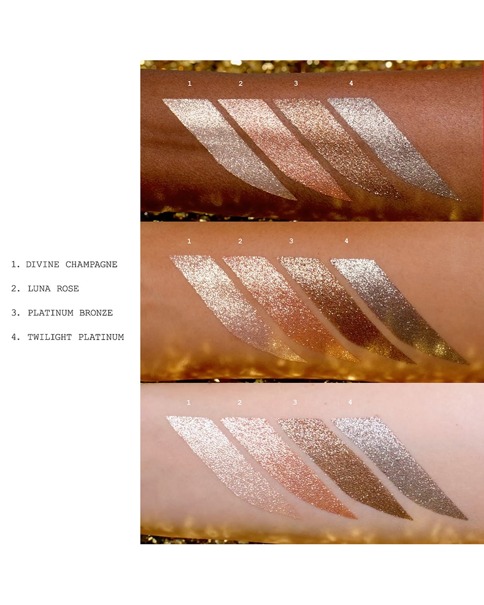 PAT MCGRATH THE LOVE COLLECTION LIQUID EYESHADOW PLATINUM BRONZE 4