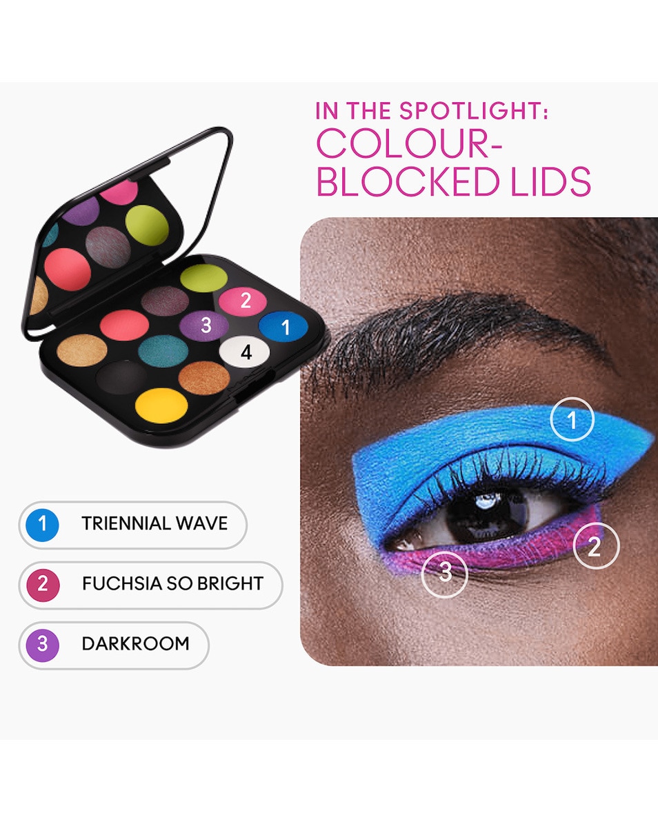 M.A.C CONNECT IN COLOUR EYE SHADOW PALETTE PALETTE FARDS À PAUPIÈRES – FINIS DIFFÉRENTS 4