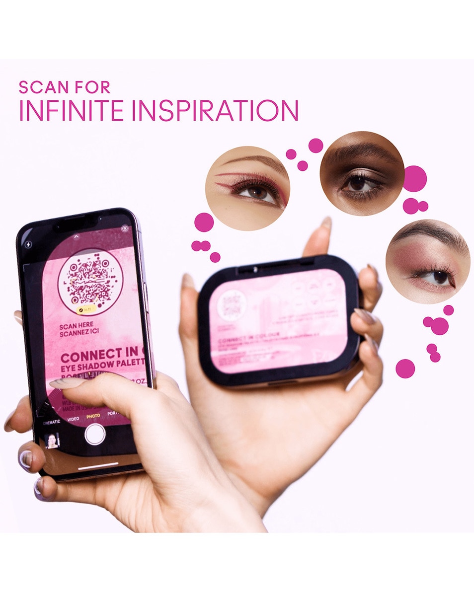 M.A.C CONNECT IN COLOUR EYE SHADOW PALETTE OOGSCHADUW PALETTE – VERSCHILLENDE FINISHES ROSE LENS 4