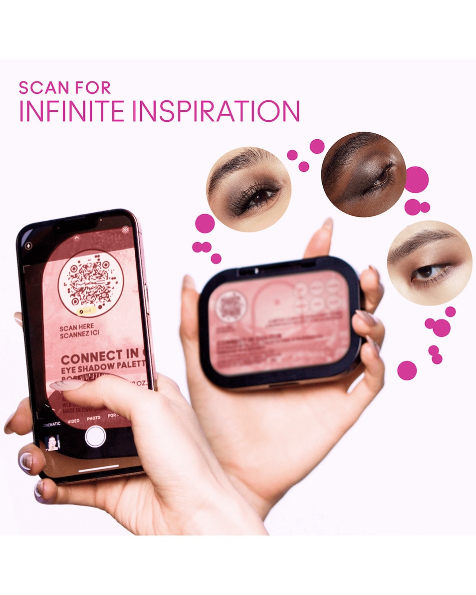 M.A.C CONNECT IN COLOUR EYE SHADOW PALETTE OOGSCHADUW PALETTE – VERSCHILLENDE FINISHES EMBEDDED IN BURGUNDY 4