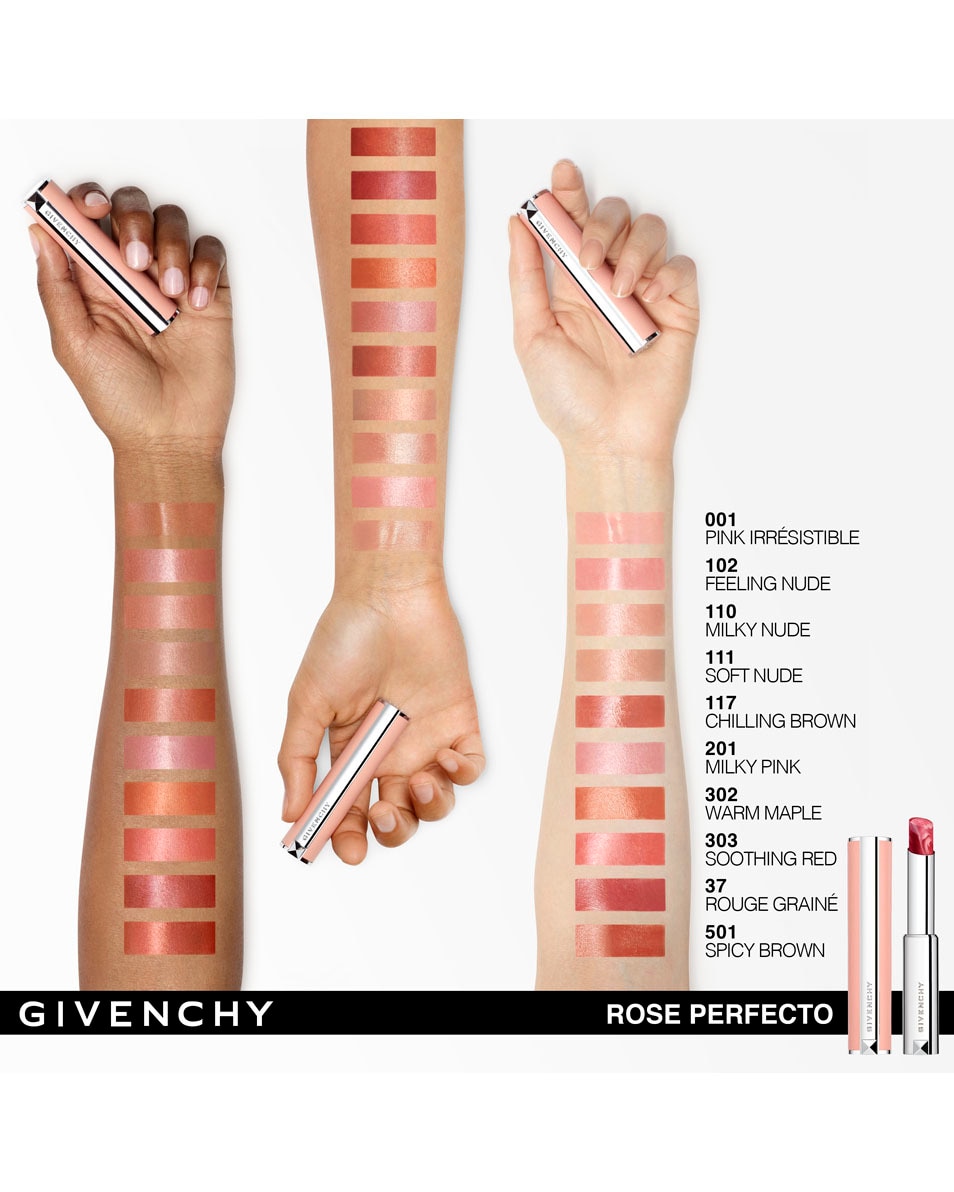 GIVENCHY COSMETICS LE ROSE PERFECTO ROSE PERFECTO STICK 111 SOFT NUDE 4