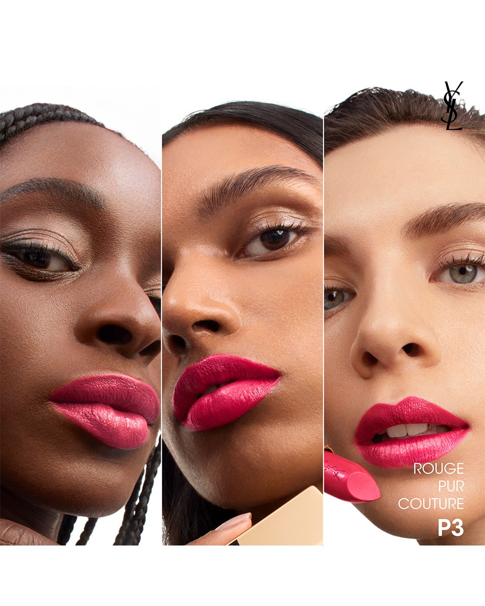 YVES SAINT LAURENT ROUGE PUR COUTURE LIPSTICK P3 - Pink 3 4