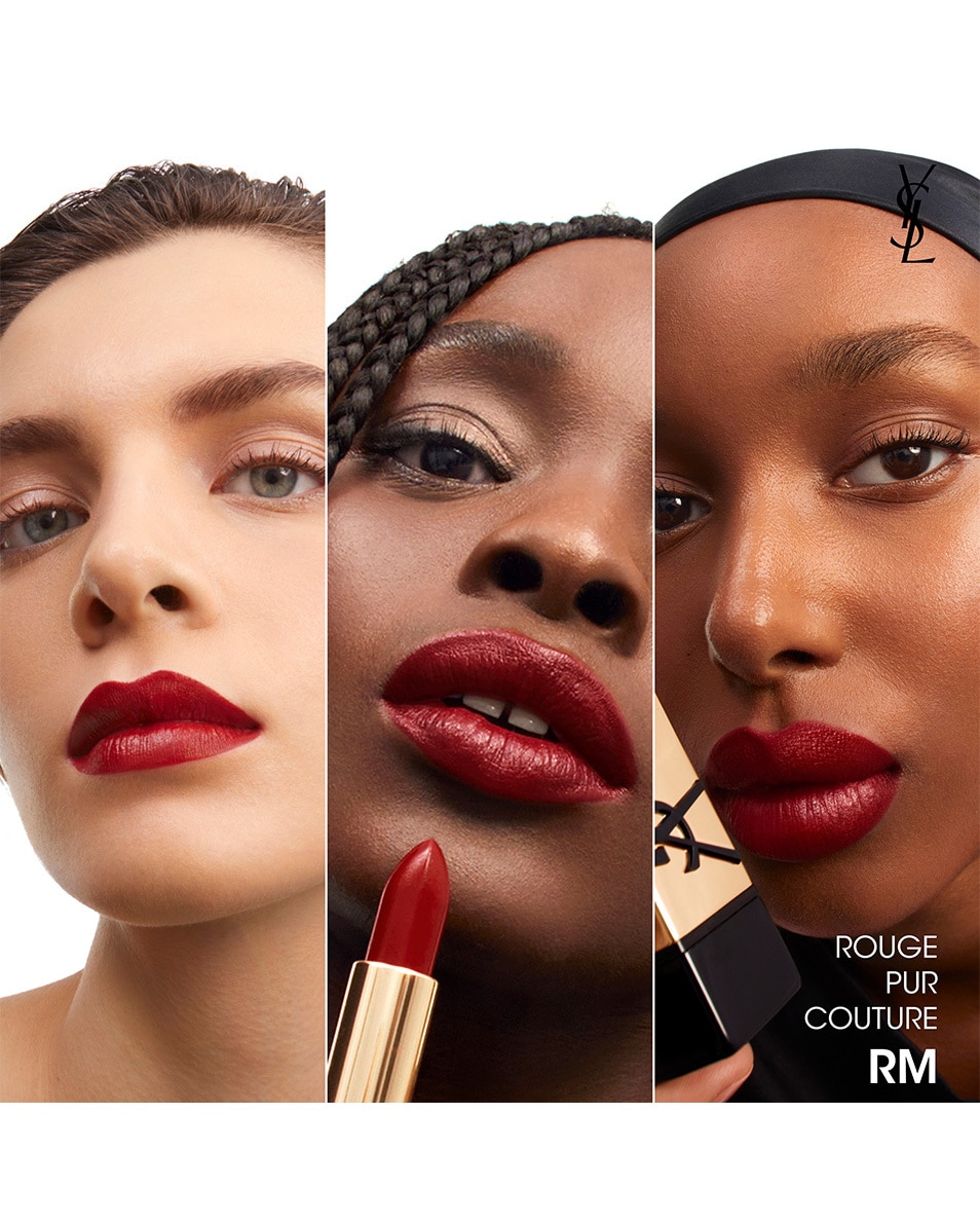 YVES SAINT LAURENT ROUGE PUR COUTURE LIPSTICK RM - Red Muse 4