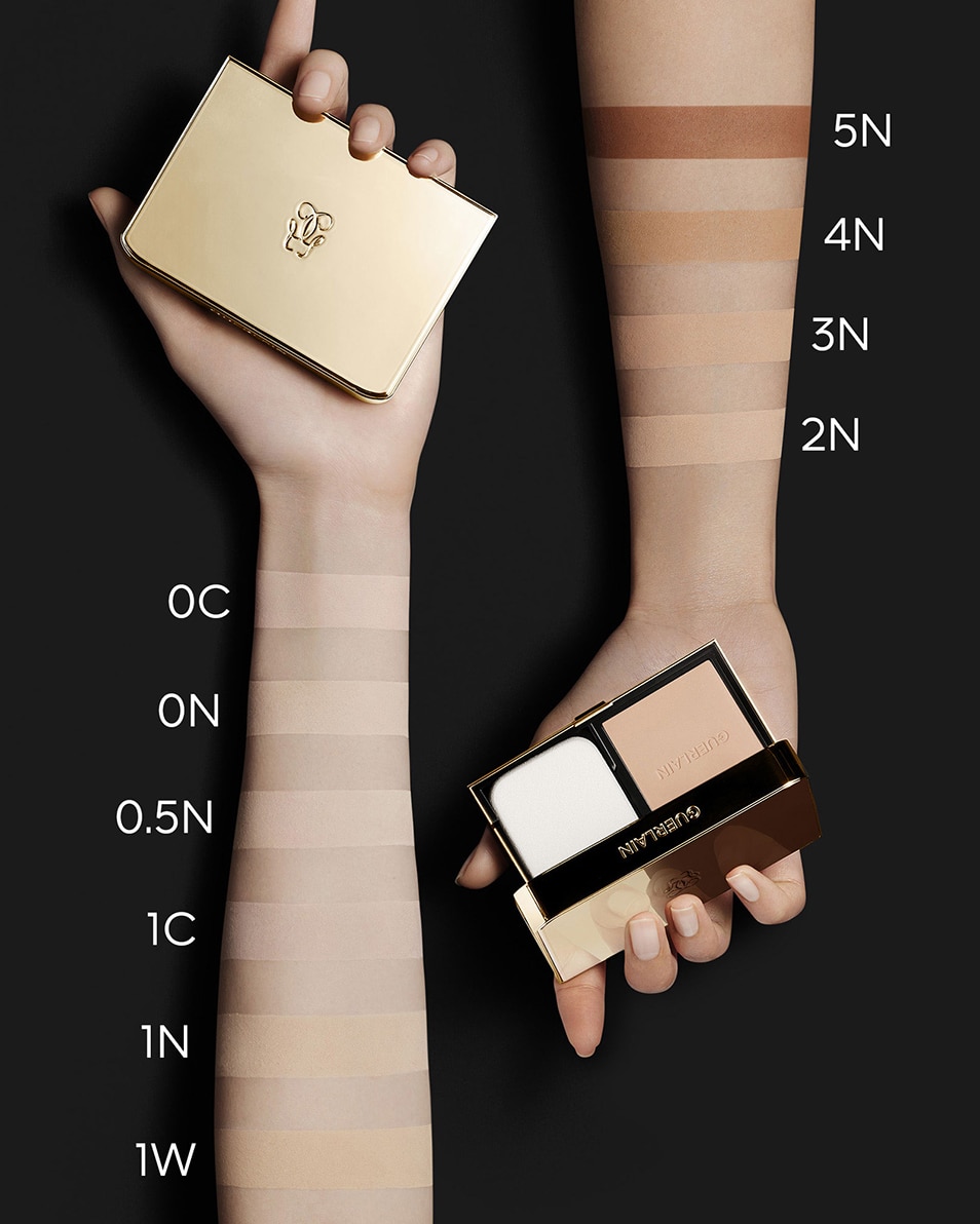 GUERLAIN PARURE GOLD SKIN CONTROL FOND DE TEINT COMPACT HAUTE PERFECTION & MATITÉ - RECHARGE 1N NEUTRAL/NEUTRE 4