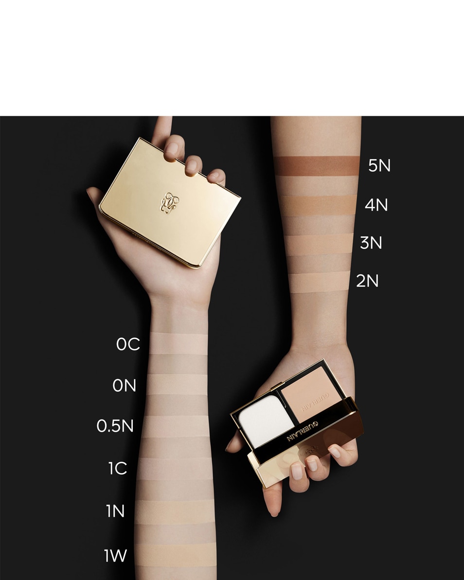 GUERLAIN PARURE GOLD SKIN CONTROL FOND DE TEINT COMPACT HAUTE PERFECTION & MATITÉ - RECHARGE 0N NEUTRAL/NEUTRE