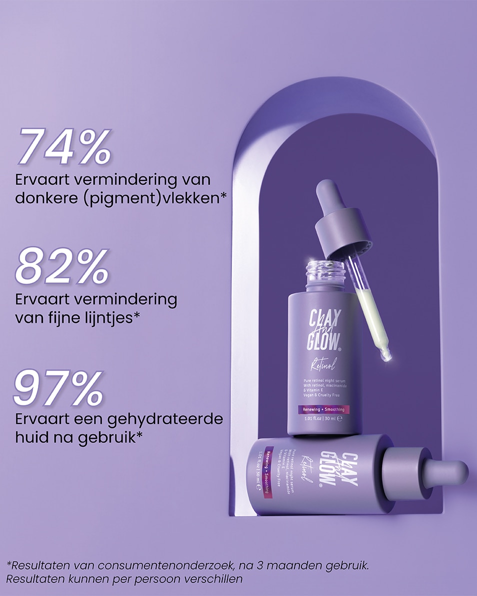 CLAY AND GLOW Retinol Nacht Serum Serum 30 ML 4