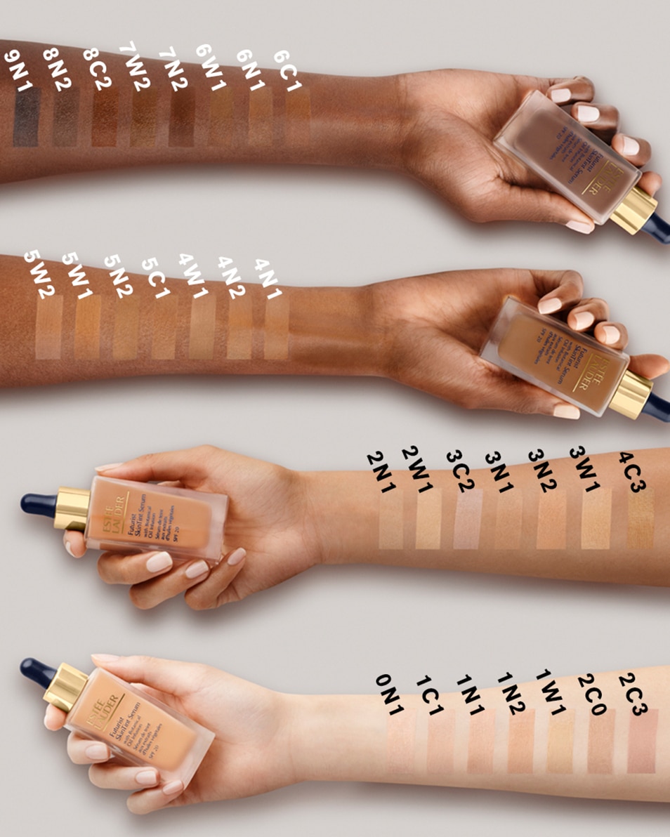 ESTÉE LAUDER FUTURIST SKINTINT SERUM FOUNDATION FOND DE TEINT LIQUIDE AVEC SPF - LÉGÈR & NOURRISSANT 2N1 Desert Beige 4