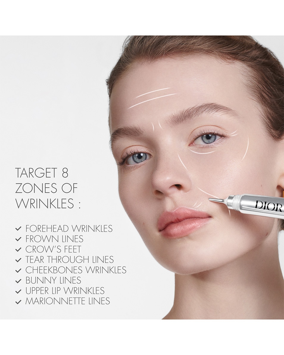 Correcteur de rides installées et 1ers signes de rides