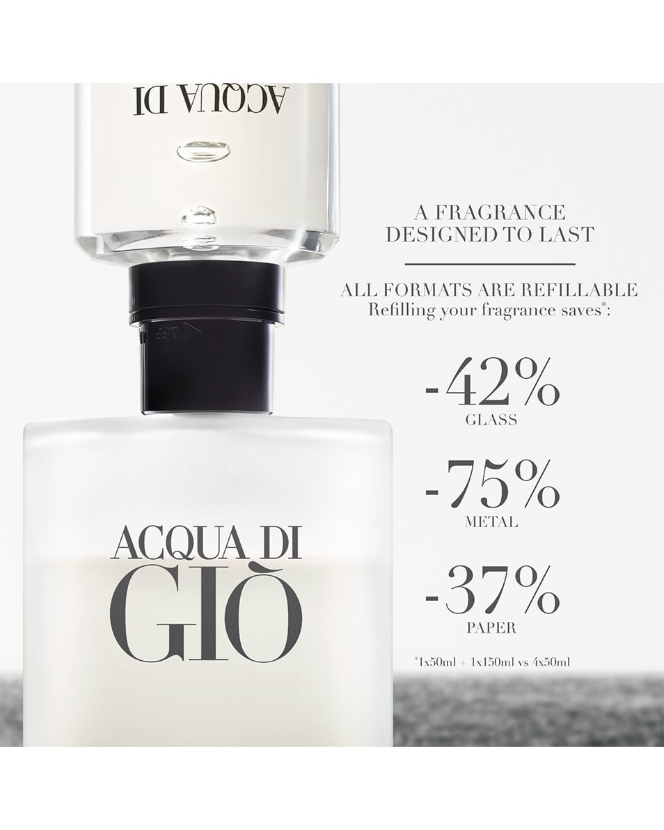 ARMANI Acqua Di Giò Eau De Toilette - Herenparfum - Navulling 150 ML 4