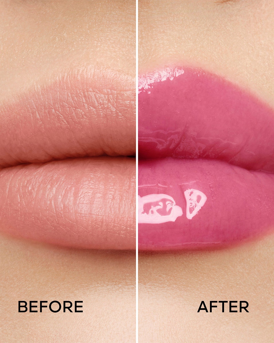 GUERLAIN KISSKISS BEE GLOW OIL MET HONING VERRIJKTE, GETINTE LIPOLIE 809 LAVENDER GLOW 4