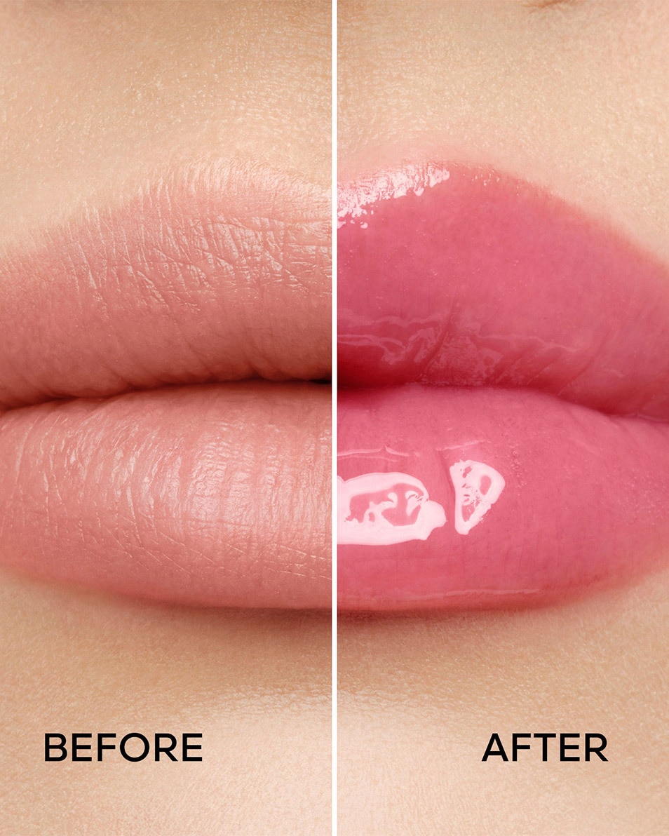 GUERLAIN KISSKISS BEE GLOW OIL MET HONING VERRIJKTE, GETINTE LIPOLIE 458 POP ROSE GLOW 4