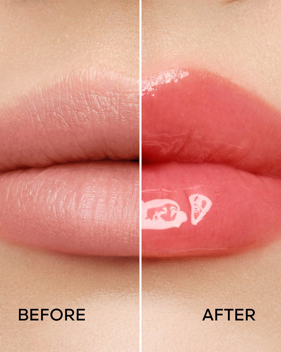 GUERLAIN KISSKISS BEE GLOW OIL MET HONING VERRIJKTE, GETINTE LIPOLIE 775 POPPY GLOW 4