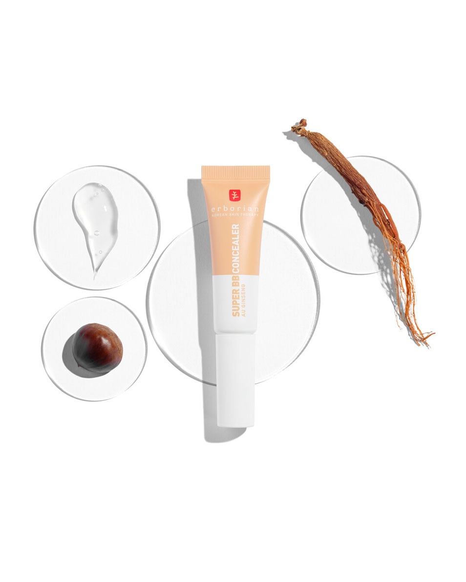 ERBORIAN Super BB Concealer Anticernes-soin couvrant CHAMPAGNE 4