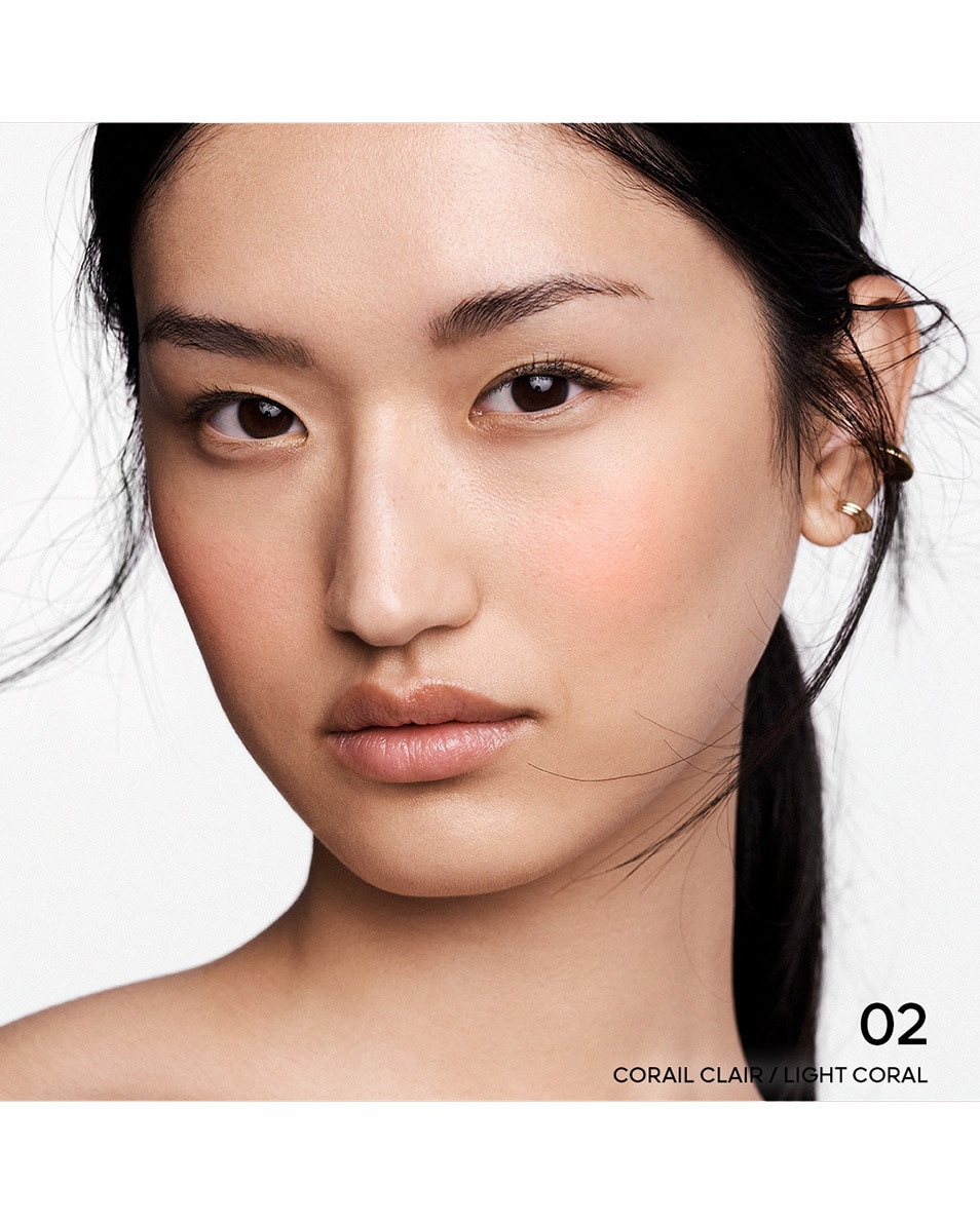 GUERLAIN Terracotta Blush Le fard à joues effet bonne mine , 90% d’ingrédients d’origine naturelle 02 Corail Clair 4