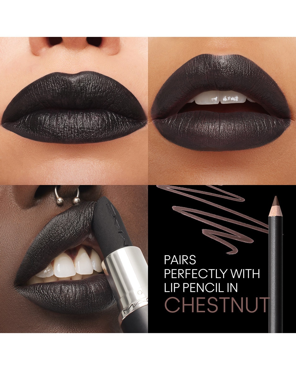 M.A.C M·A·CXIMAL SILKY MATTE LIPSTICK Rougeà lèvres - fini matte & satiné - longue tenue Caviar 4