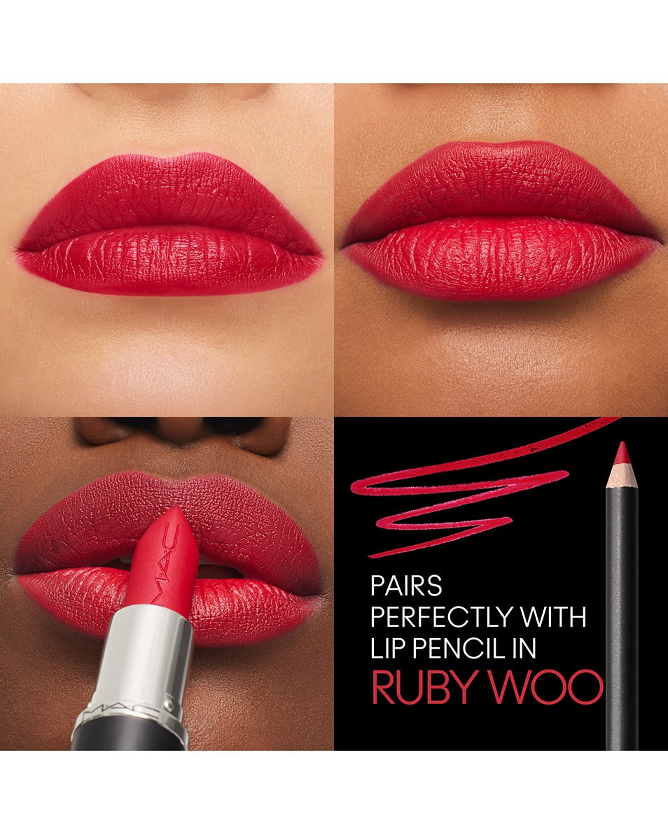 M.A.C M·A·CXIMAL SILKY MATTE LIPSTICK Lipstick - matte & satijnen finish - langhoudend Ruby Woo 4