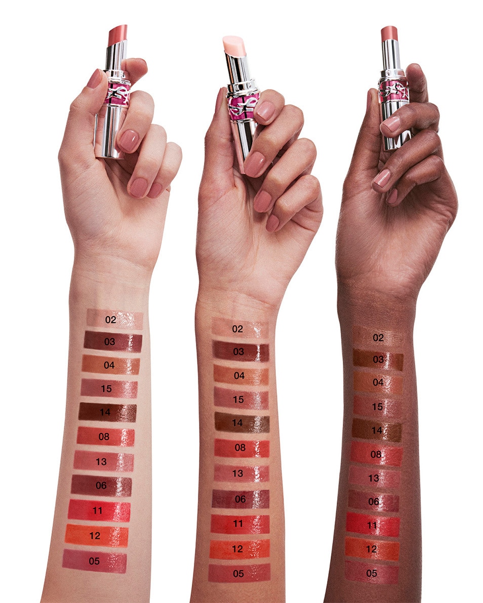 YVES SAINT LAURENT Ysl Loveshine Candy Glaze Lip Gloss Stick - 13 FLASHING ROSE 4