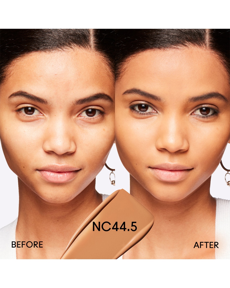 M.A.C Studio Fix Fluid Foundation Fini mat - naturel & longue tenue NC44.5 4