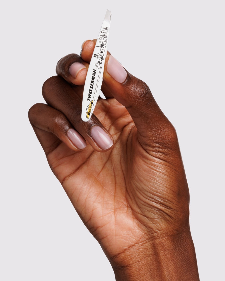 TWEEZERMAN Mini Slant Tweezer New York Mini Tweezer 1 ST 4