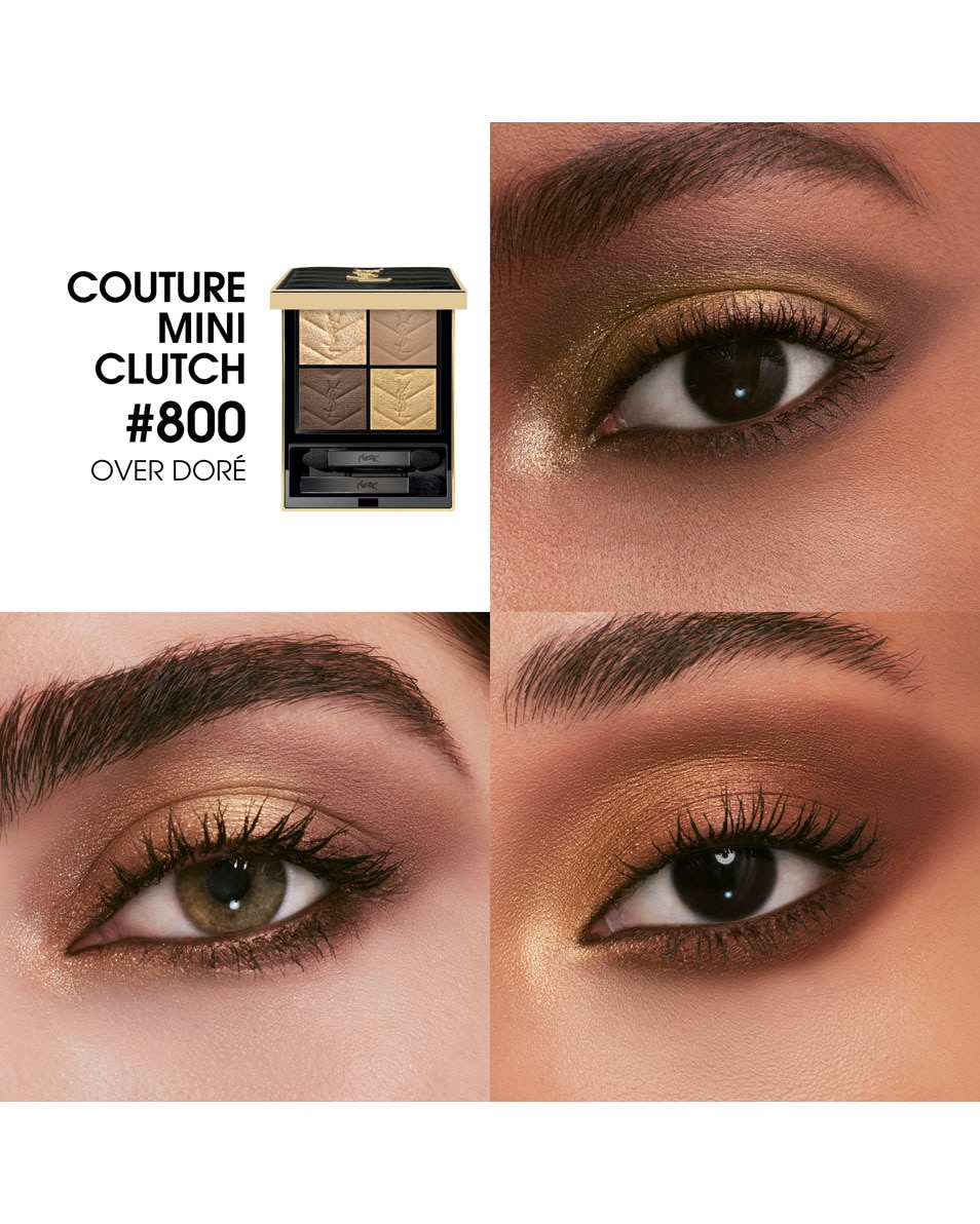 YVES SAINT LAURENT Couture Mini Clutch Palette De Fards Paupi res Over Doré 4