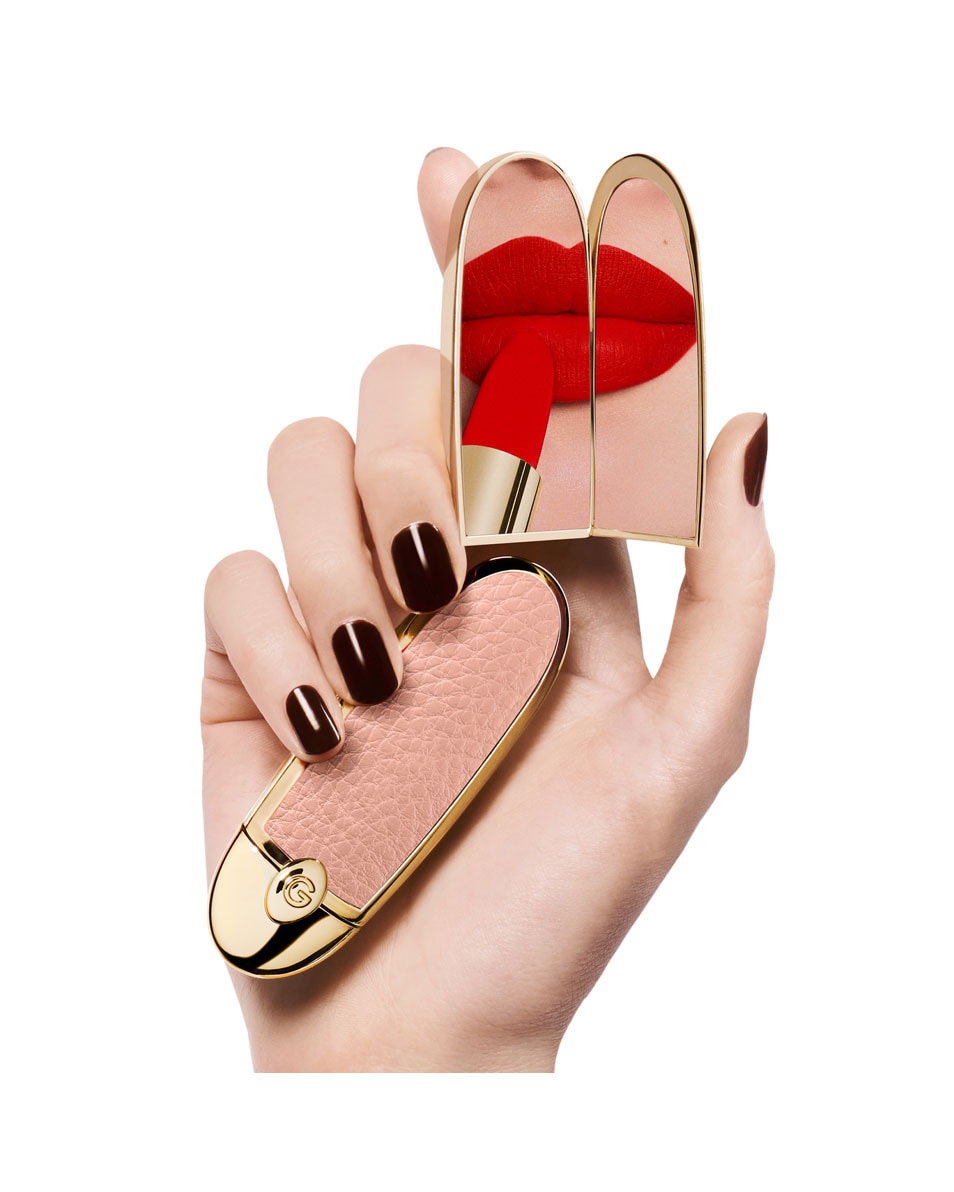 GUERLAIN ROUGE G L'écrin bijou double miroir LE NUDE 4